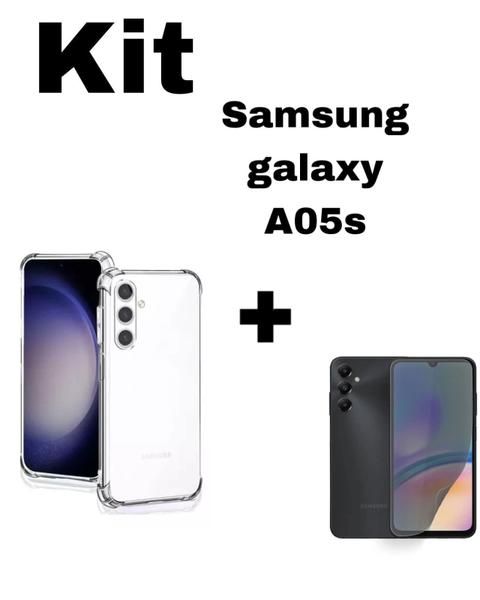 Imagem de Capinha Transparente + Película Fosca Privacidade Samsung Galaxy A05S