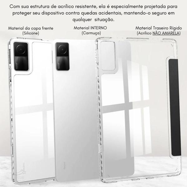 Imagem de Capinha + Vidro +Caneta Para Tablet Xiaomi Redmi Pad Se 11