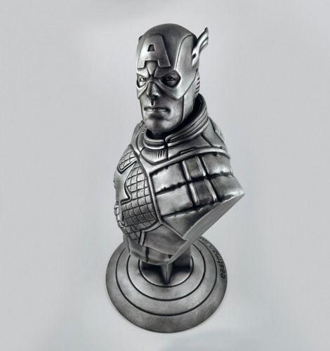 Imagem de Capitão América Busto Marvel Colecionável Decoração