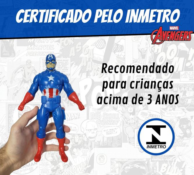 Imagem de Capitão América Figura De Ação Boneco Articulado Vingadores