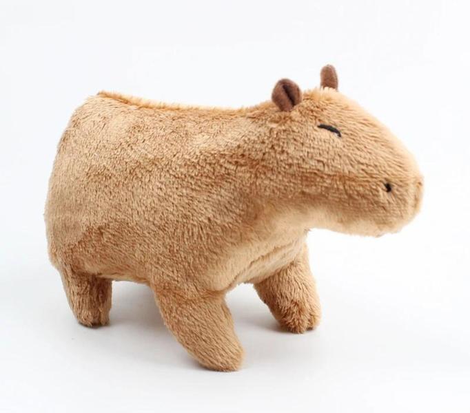 Imagem de Capivara De Pelucia Filó 30cm Antialérgico Fofinha Original