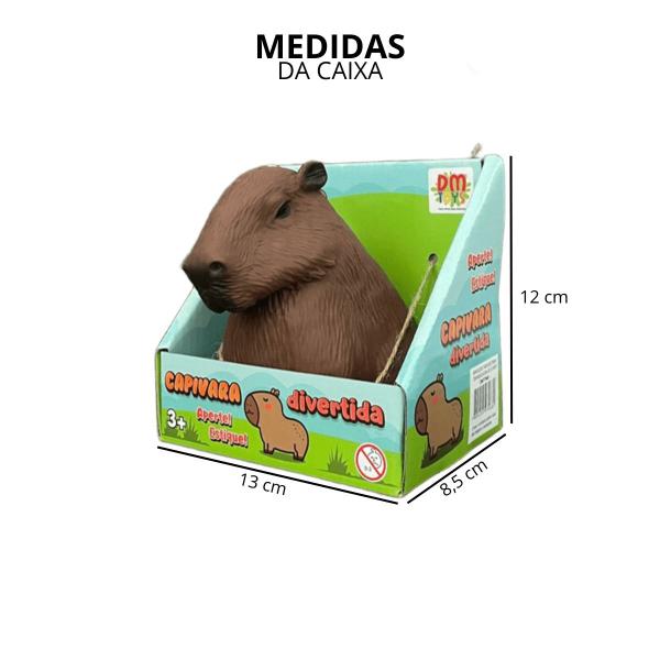 Imagem de Capivara Divertida Estique e Aperte 12cm -  DM Toys