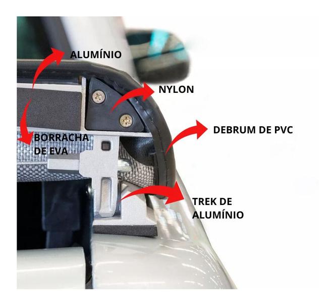 Imagem de Capota Maritima Saveiro Cab Simples Robust 17 A 20 Trek Slim