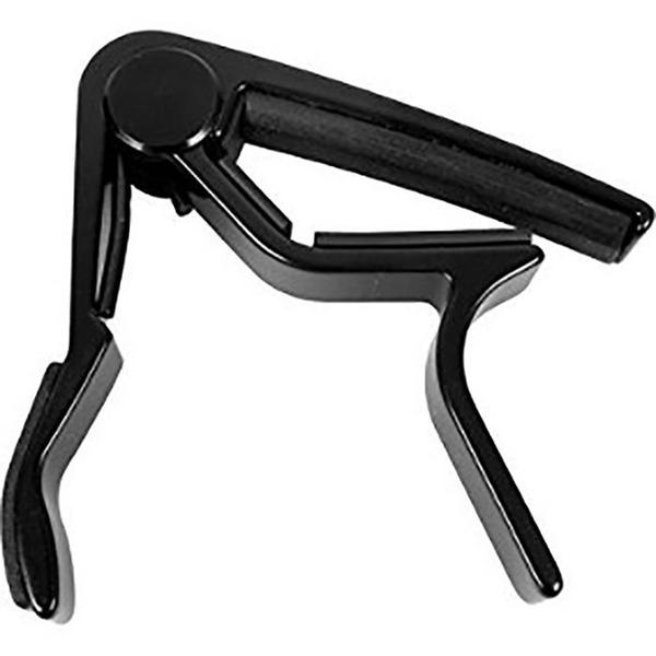 Capotraste Abraçadeira Delrin Violão Aço Dolphin Metal Preto Imagem de Capotraste Abraçadeira Delrin Violão Aço Dolphin Metal Preto