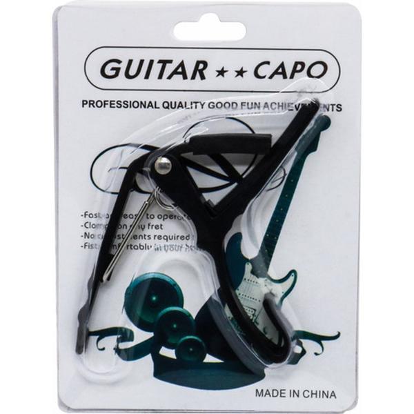 Imagem de Capotraste Braçadeira P/ Violão Guitarra Devox DXC-03 Preto