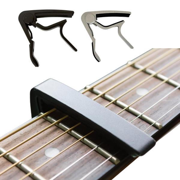 Capotraste Premium Resistente à ferrugem P/ Violão Guitarra - Saty Imagem de Capotraste Premium Resistente à ferrugem P/ Violão Guitarra