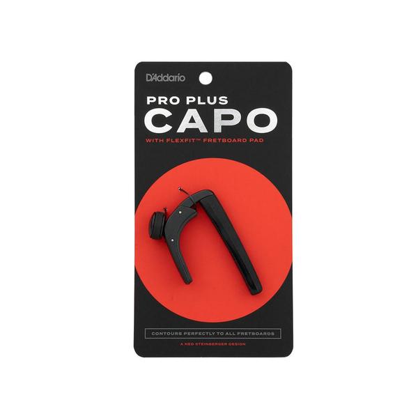 Capotraste Pro Plus Preto D'Addario PW-CP-19 - D'Addario Accessories Imagem de Capotraste Pro Plus Preto D'Addario PW-CP-19