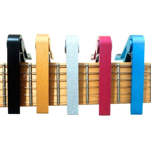 Imagem de Capotraste Violão Guitarra Cordas de Aço e Nylon Várias Cores