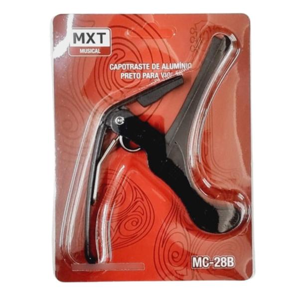 Capotraste Violão Nylon Mc-28B Mxt Preto Imagem de Capotraste Violão Nylon Mc-28B Mxt Preto
