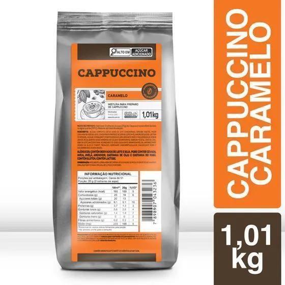 Imagem de Cappuccino Caramelo Cremoso Fmb 1Kg Preparo Instantâneo