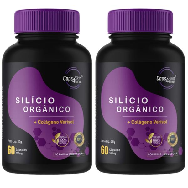 Imagem de Caps4skin - Silício Orgânico 80mg e 700mg de Colágeno Verisol