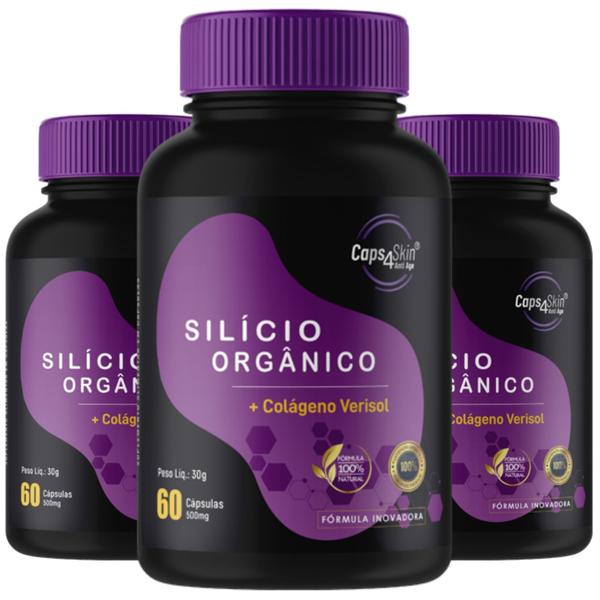 Imagem de Caps4skin - Silício Orgânico 80mg e 700mg de Colágeno Verisol