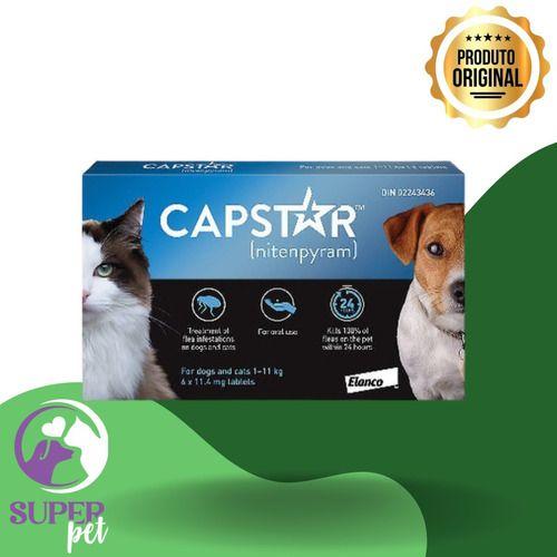 Imagem de Capstar 11,4 Mg Para Cães E Gatos Cx 6 Comp. Imediato