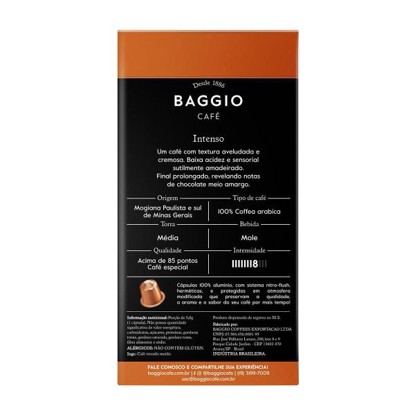 Imagem de Cápsula Cafe Expresso Baggio Aromas Para Cafeteira Nespresso