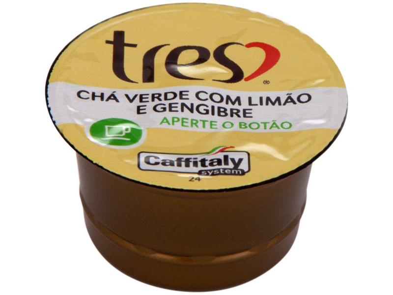 Imagem de Cápsula Chá Verde com Limão e Gengibre TRES - 3 Corações 10 Cápsulas