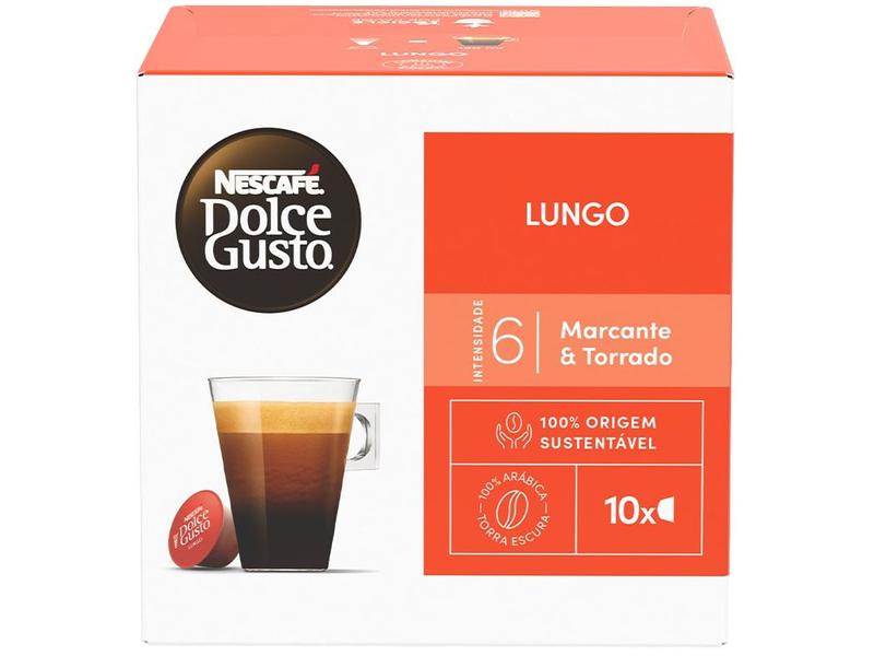 Imagem de Cápsula de Café Dolce Gusto Lungo 100% Arábica 10 Cápsulas