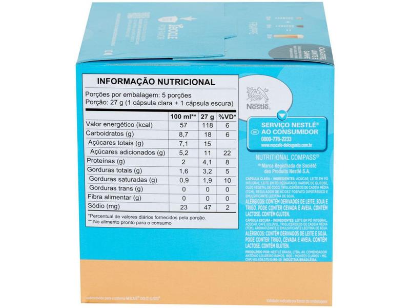 Cápsula de Café Dolce Gusto Lungo Frappe 10 Cápsulas - Nescafé Dolce Gusto Imagem de Cápsula de Café Dolce Gusto Lungo Frappe 10 Cápsulas