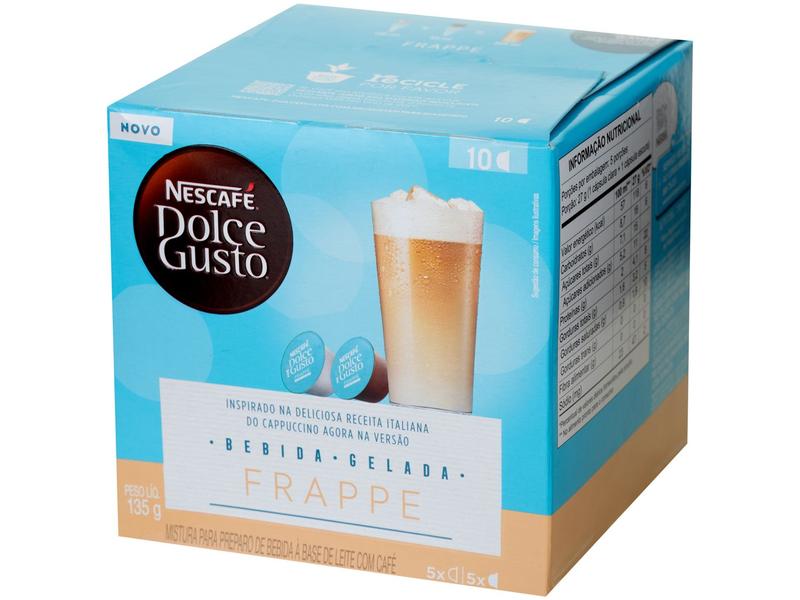 Cápsula de Café Dolce Gusto Lungo Frappe 10 Cápsulas Imagem de Cápsula de Café Dolce Gusto Lungo Frappe 10 Cápsulas