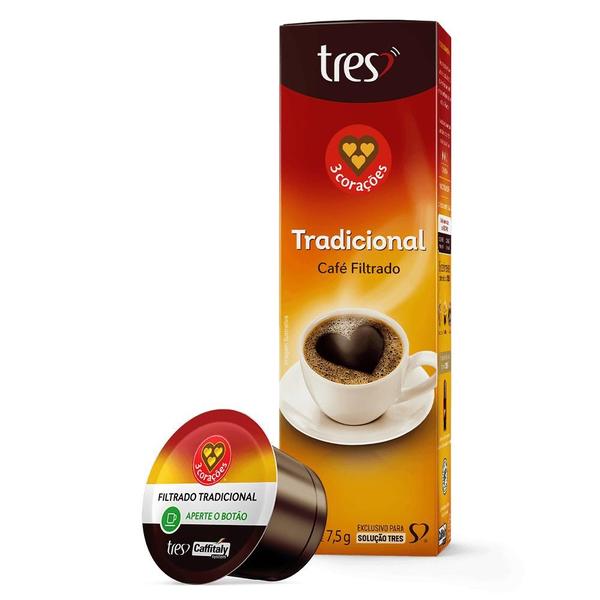 Cápsula de Café Filtrado TRES 3 Corações Imagem de Cápsula de Café Filtrado TRES 3 Corações