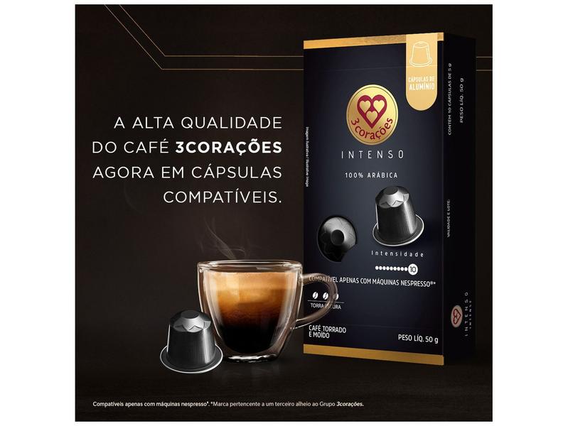 Imagem de Cápsula de Café Intenso 3 Corações Espresso