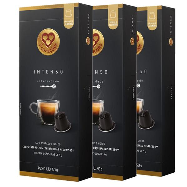 Imagem de Cápsula De Café Intenso Tres (Nespresso) 10X5G (3 Caixas)