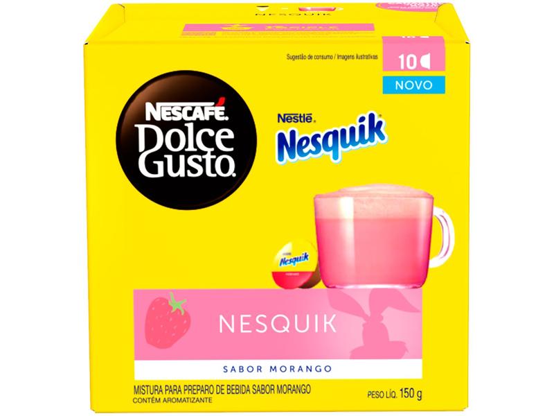 Cápsula de Café Morango Dolce Gusto Nesquik 10 Cápsulas Cápsula de Café Morango Dolce Gusto Nesquik 10 Cápsulas