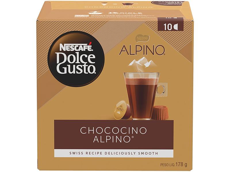 Cápsula Dolce Gusto Alpino Achocolatado 10 Unidades Cápsula Dolce Gusto Alpino Achocolatado 10 Unidades