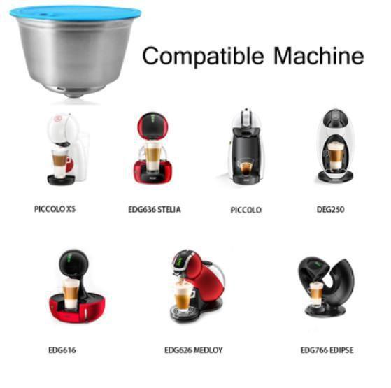 Imagem de Cápsula Dolce Gusto Reutilizável Aço Inox +Dosador +Pincel