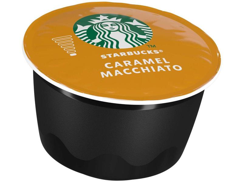 Imagem de Cápsula Nescafé Caramel Latte Macchiato - Dolce Gusto Starbucks 12 Cápsulas