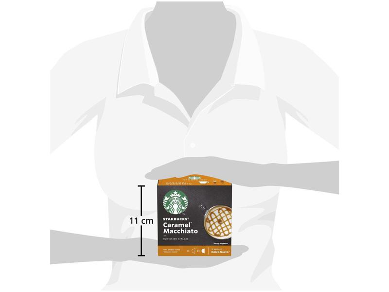 Imagem de Cápsula Nescafé Caramel Latte Macchiato - Dolce Gusto Starbucks 12 Cápsulas