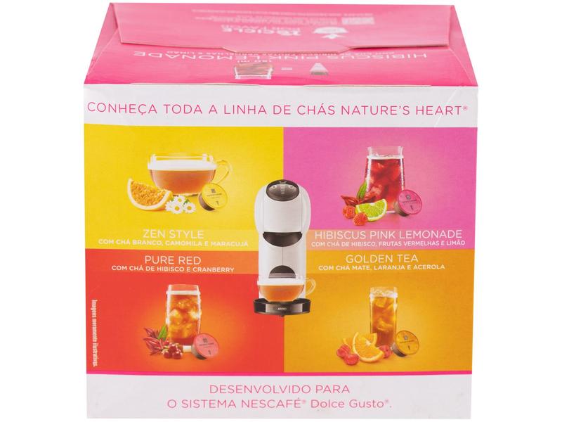 Imagem de Cápsula Nescafé Dolce Gusto Nature's Heart Chá de Hibisco Frutas Vermelhas e Limão