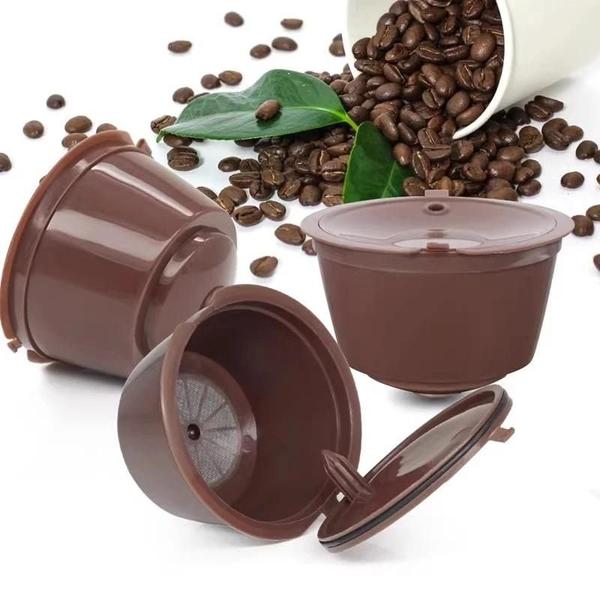 Imagem de Cápsula recarregável do café para o dolce gusto, reusável, 200 vezes, 3 pcs/set