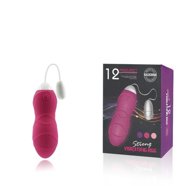 Imagem de Cápsula Vibratória Recarregável com Saliências em Alto Relevo e 12 Modos de Vibração - STRONG VIBRATING EGG - Sexshop