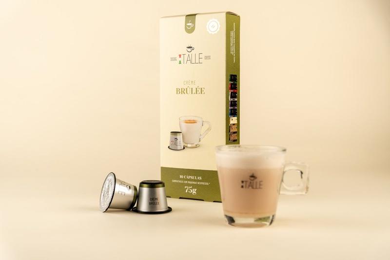 Imagem de Capsulas Baunilha Nespresso Chocolate Creme Brulee Café Italle kit 40 Und