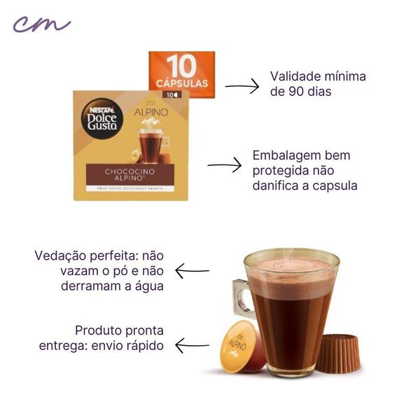 Imagem de Capsulas Café Dolce Gusto Alpino Tradicional 10 Unidades