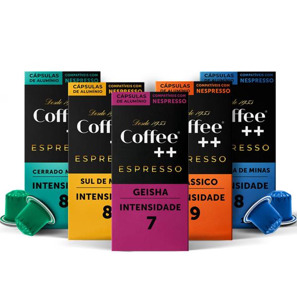 Imagem de Capsulas Café Expresso Especial Coffee Mais Compatível com Nespresso - 50 Unidades