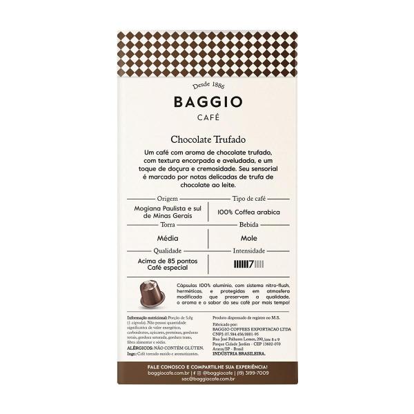 Imagem de Cápsulas Cafe Gourmet Baggio Aromas Para Cafeteira Nespresso