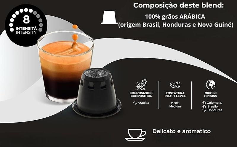 Imagem de Cápsulas Café Nespresso Café Espresso Itália 200 Cápsulas