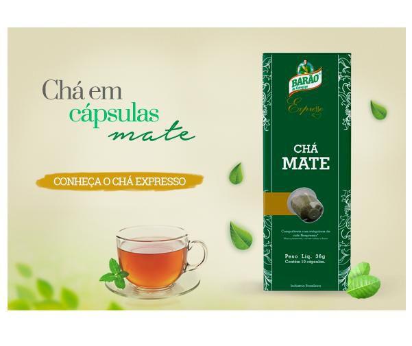 Imagem de Cápsulas Chás Expresso Barão NESPRESSO MATE VERDE