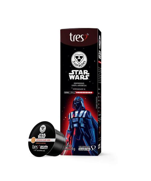 Cápsulas de Café Espresso 3 Corações Star Wars Darth Vader - TRÊS CORAÇÕES Imagem de Cápsulas de Café Espresso 3 Corações Star Wars Darth Vader