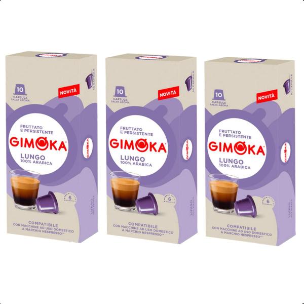 Imagem de Cápsulas de café para Nespresso Gimoka lungo Kit 30