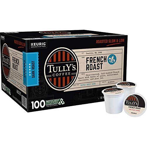 Imagem de Cápsulas de Café Tully's French Roast K-Cup - 100 Unidades - 11,8ml