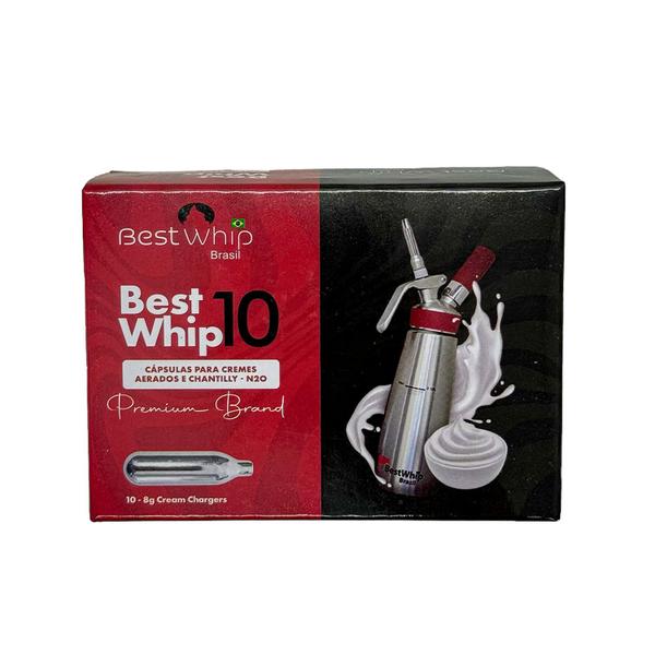 Cápsulas de Gás para Chantilly BestWhip para Sifão 50un Imagem de Cápsulas de Gás para Chantilly BestWhip para Sifão 50un