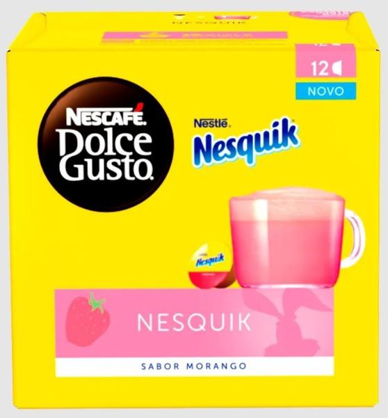 Capsulas Nescafé Dolce Gusto Nesquik - Sabor Morango - Nescafe Dolce Gusto Imagem de Capsulas Nescafé Dolce Gusto Nesquik - Sabor Morango