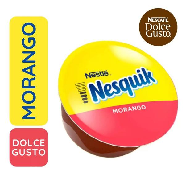 Capsulas Nescafé Dolce Gusto Nesquik - Sabor Morango - Nescafe Dolce Gusto Imagem de Capsulas Nescafé Dolce Gusto Nesquik - Sabor Morango