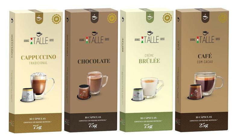 Capsulas Nespresso Chocolate Brulee Cappuccino Café Italle 40 Unid