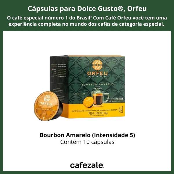 Imagem de Cápsulas para Dolce Gusto, Café Orfeu, Bourbon Amarelo