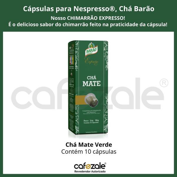 Imagem de Cápsulas para Nespresso Barão de Cotegipe, Chá Mate Verde