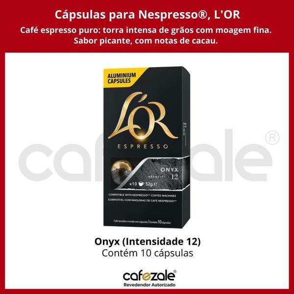 Cápsulas Para Nespresso, Onyx, Café Lor - L'Or Imagem de Cápsulas Para Nespresso, Onyx, Café Lor