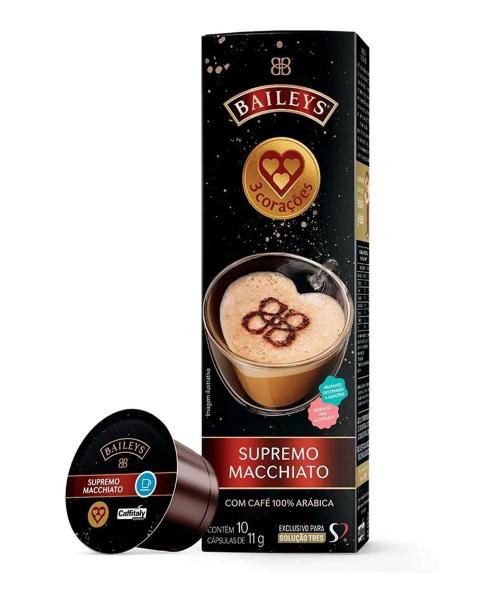 Cápsulas Três Corações Baileys Supremo Macchiato Imagem de Cápsulas Três Corações Baileys Supremo Macchiato